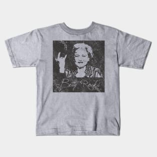 Retro Betty Rocks Kids T-Shirt